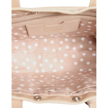 Dolce & Gabbana Multicolor Floral Canvas TANIA Top Handle Tote Borse Bag