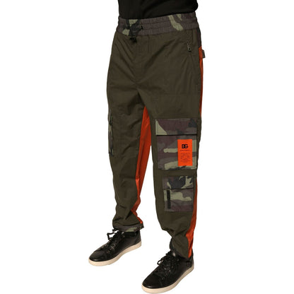 Dolce & Gabbana Multicolor Camouflage Jogger Cargo Pants
