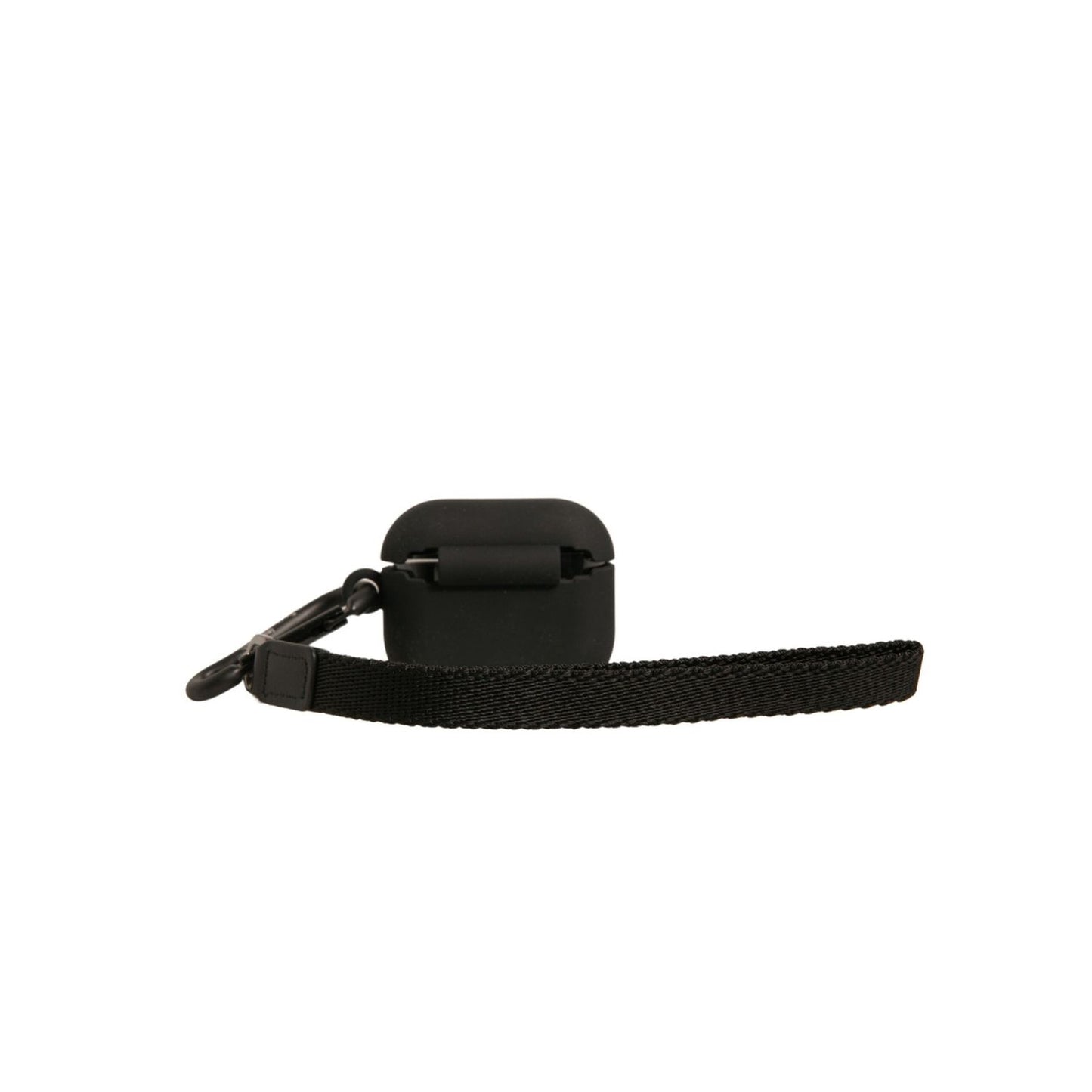 Dolce & Gabbana Black Silicone Rubber Logo Embossed Airpods Case SMY10606