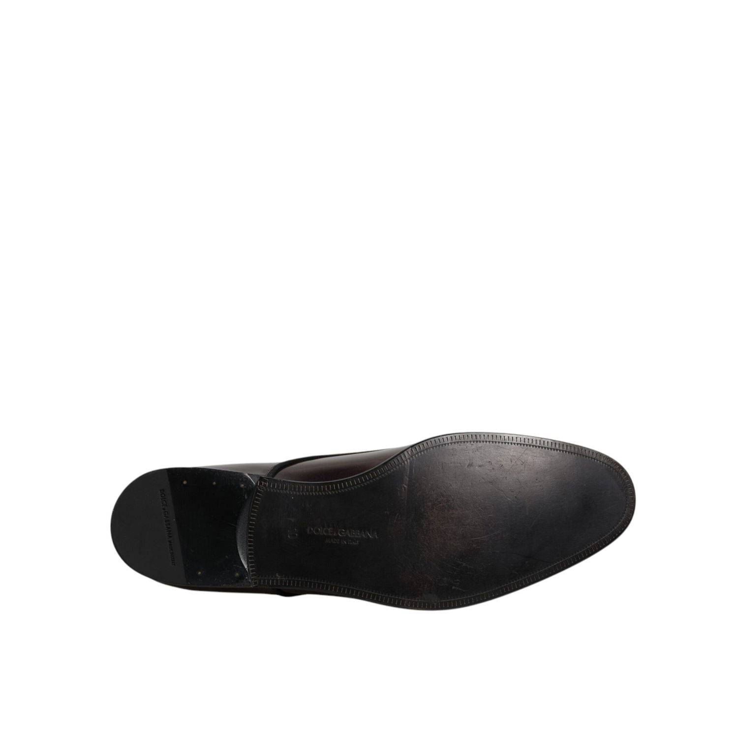 Dolce & Gabbana Multicolor Peacock Patent Leather Derby Men Dress Shoes