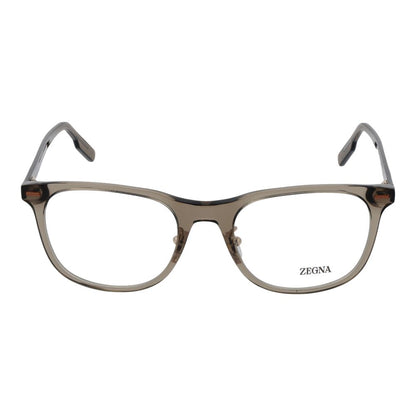Ermenegildo Zegna Brown Men Glasses Frame