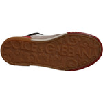 Dolce & Gabbana Multicolor Leather High Top Sneakers Shoes MV6743-40