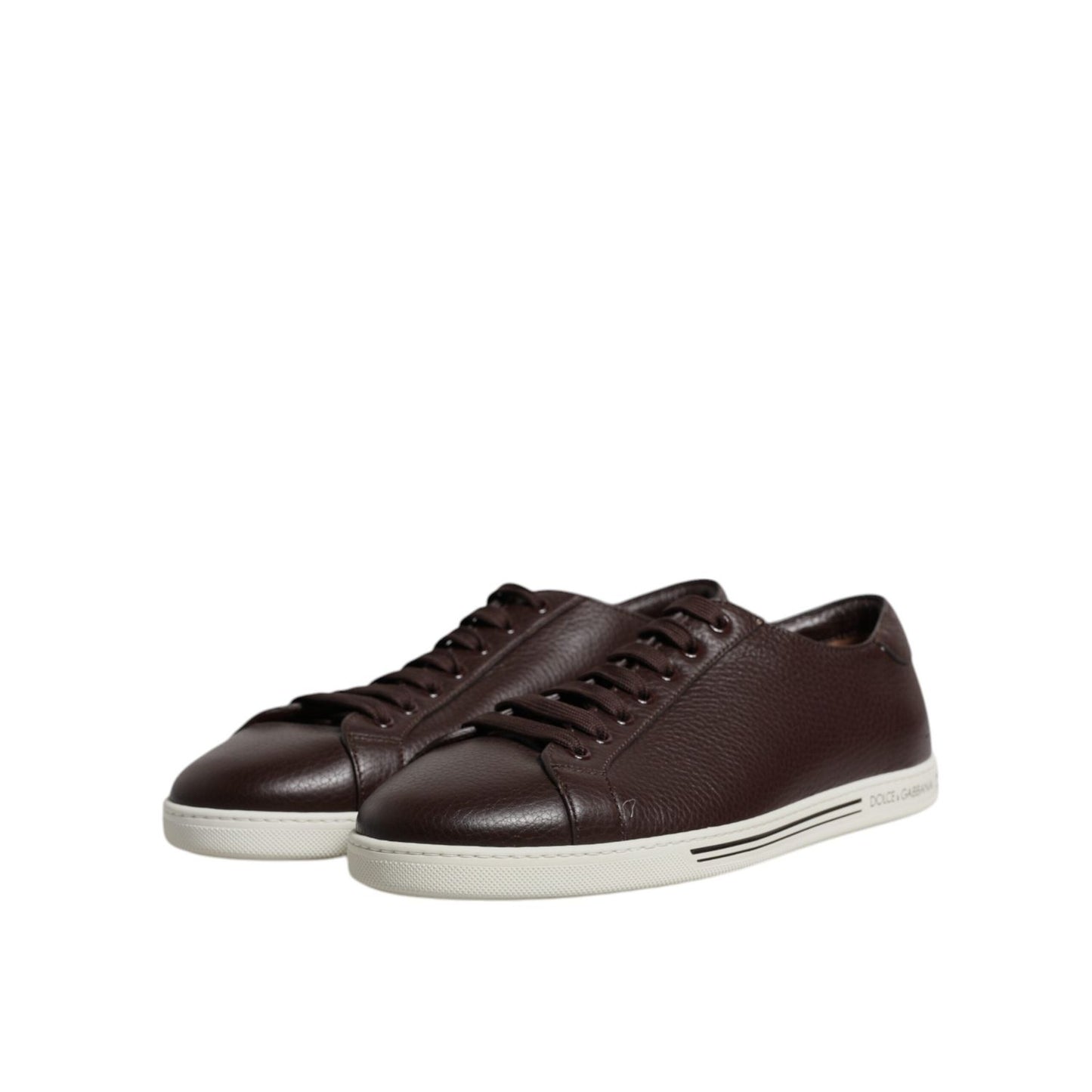 Dolce & Gabbana Brown Low Top Men Saint Tropez Sneakers Shoes MV6798#2-41