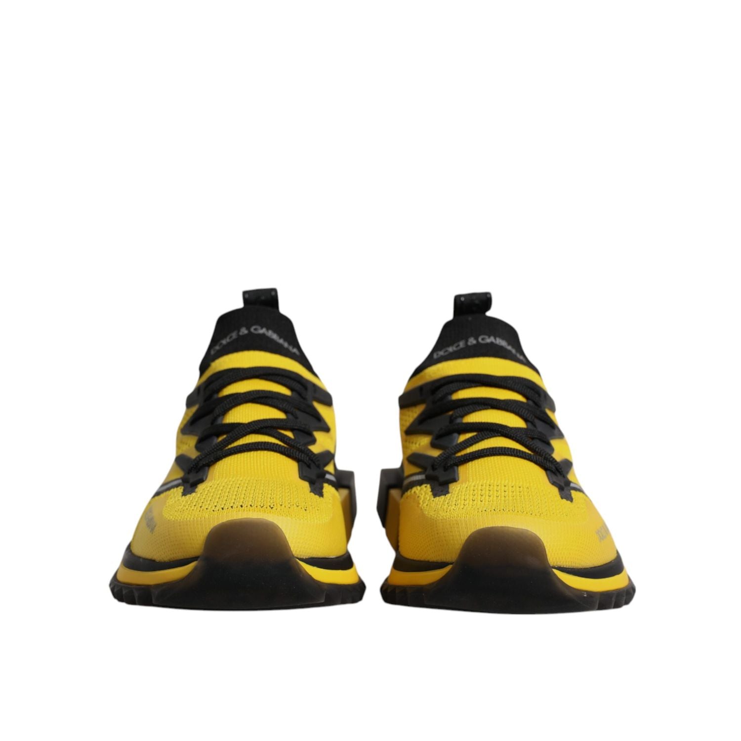 Dolce & Gabbana Yellow SORRENTO Sport Stretch Sneakers Shoes