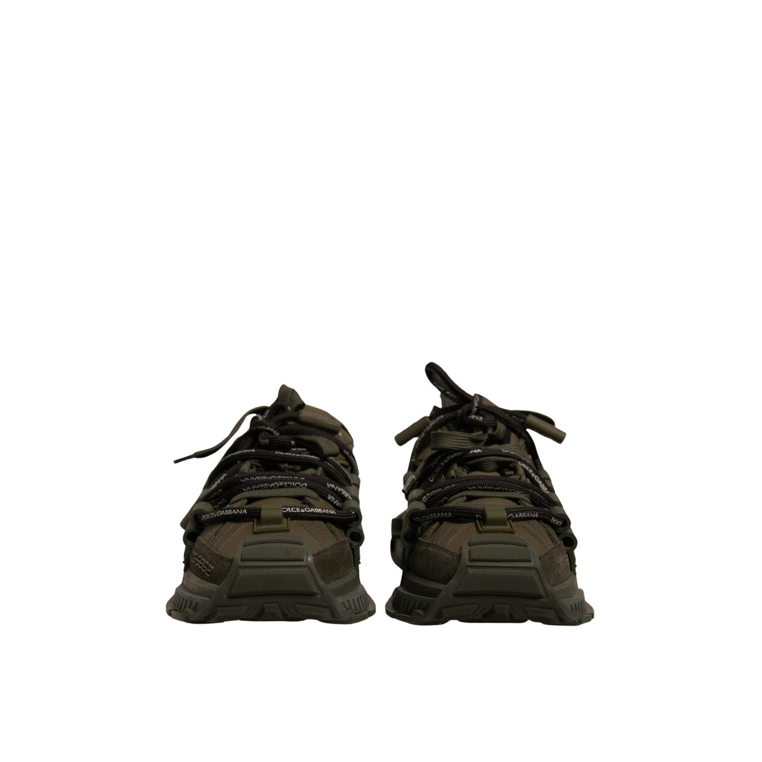 Dolce & Gabbana Military Green Space Low Top Sneakers Shoes