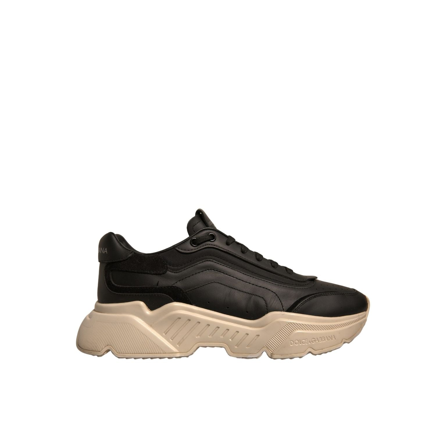 Dolce & Gabbana Black White Daymaster Low Top Sneakers Shoes