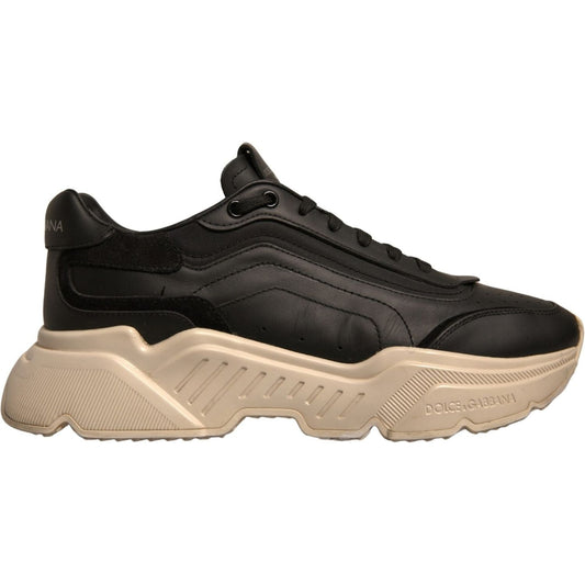 Dolce & Gabbana Black White Daymaster Low Top Sneakers Shoes MV6954-43