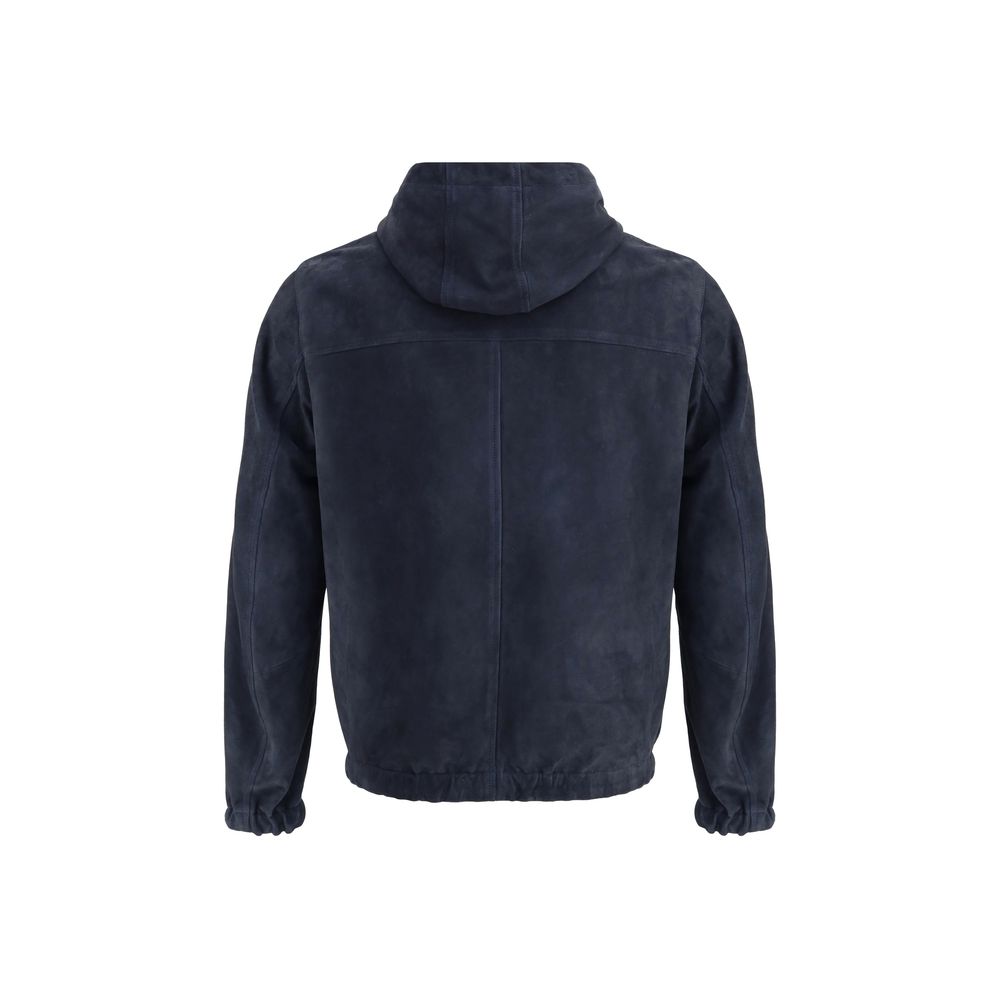 Valstar Blue Calf Leather Bos Taurus Shell Jacket