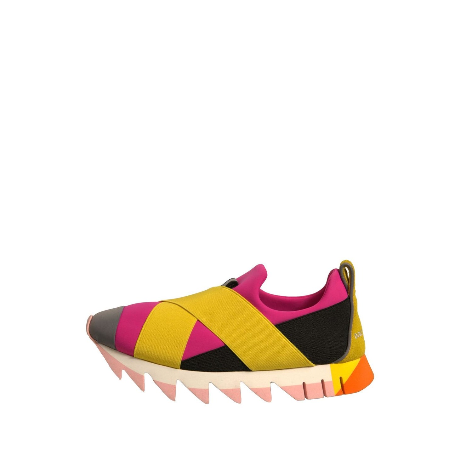 Dolce & Gabbana Multicolor Neoprene Elastic Ibiza Sneakers Shoes LA12323-37