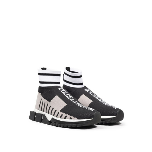 Dolce & Gabbana Black Fabric Sneaker DO-8194676-EU38/US8