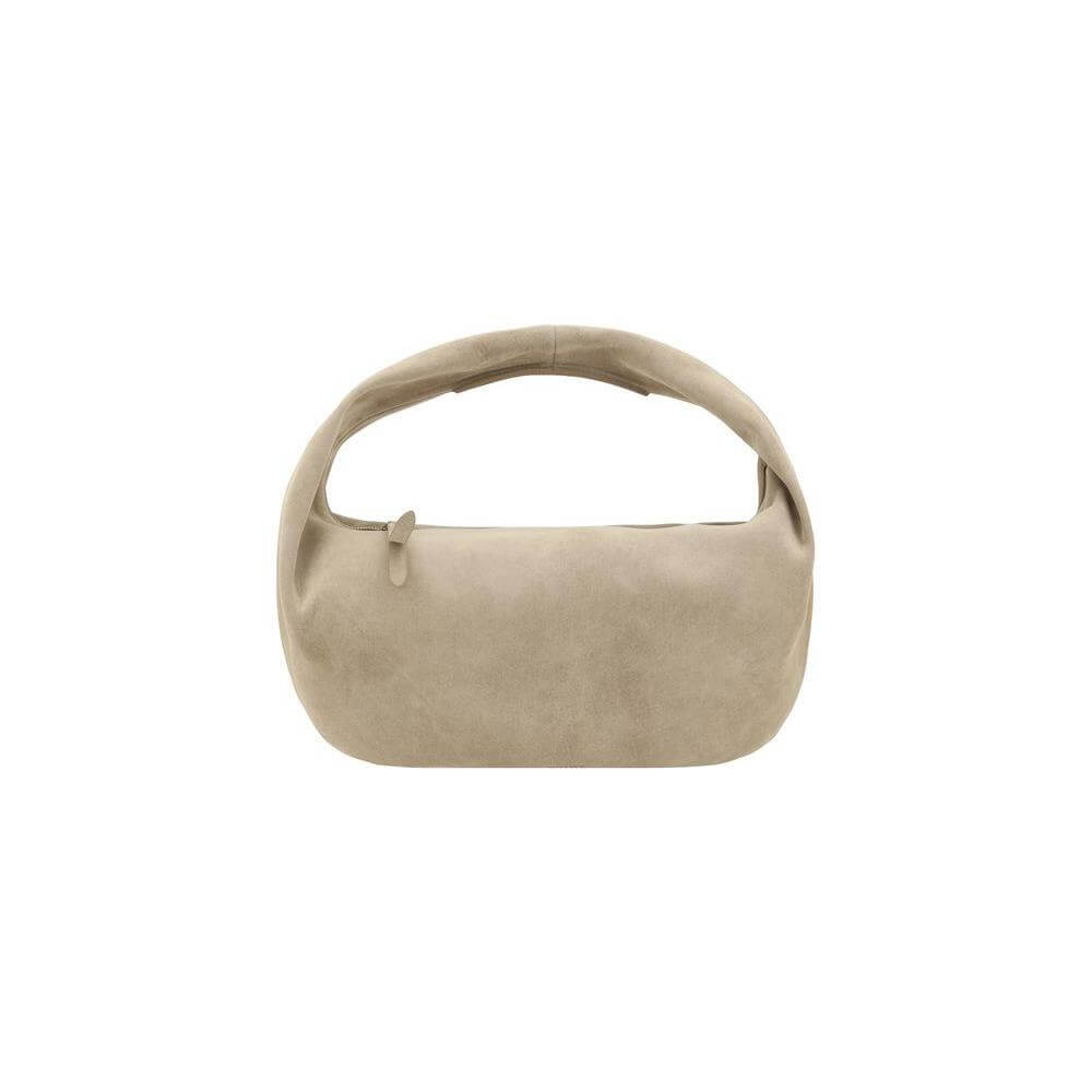 Front view with bag zipped and handles upright.