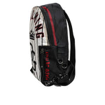 Dolce & Gabbana Black White Vulcano Royal King Print Men Backpack Bag BAG1652