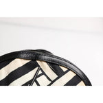 Dolce & Gabbana Black White Nylon Leather Travel Back Pack Bag BAG4061