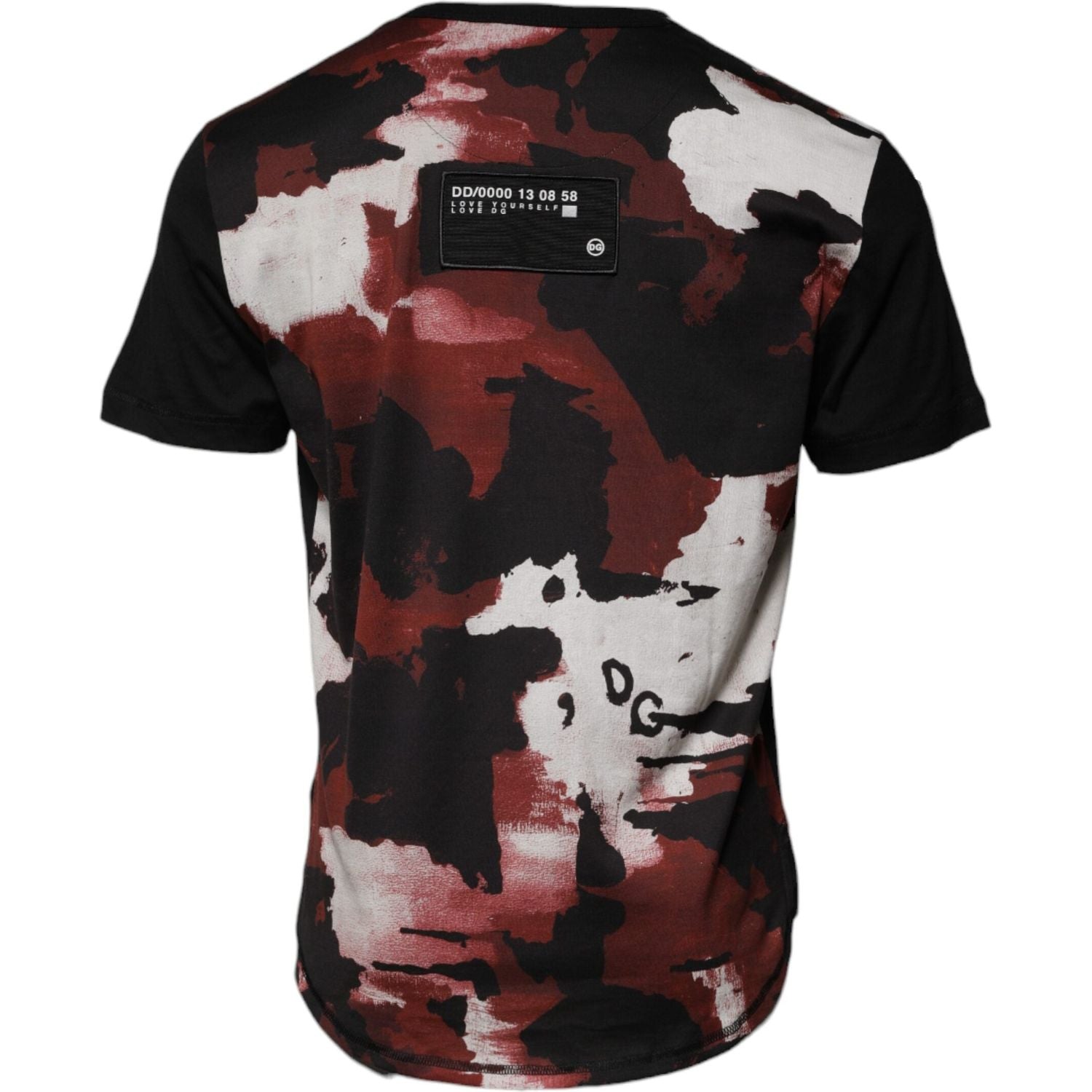 Dolce & Gabbana Multicolor Camouflage Crew Neck T-shirt