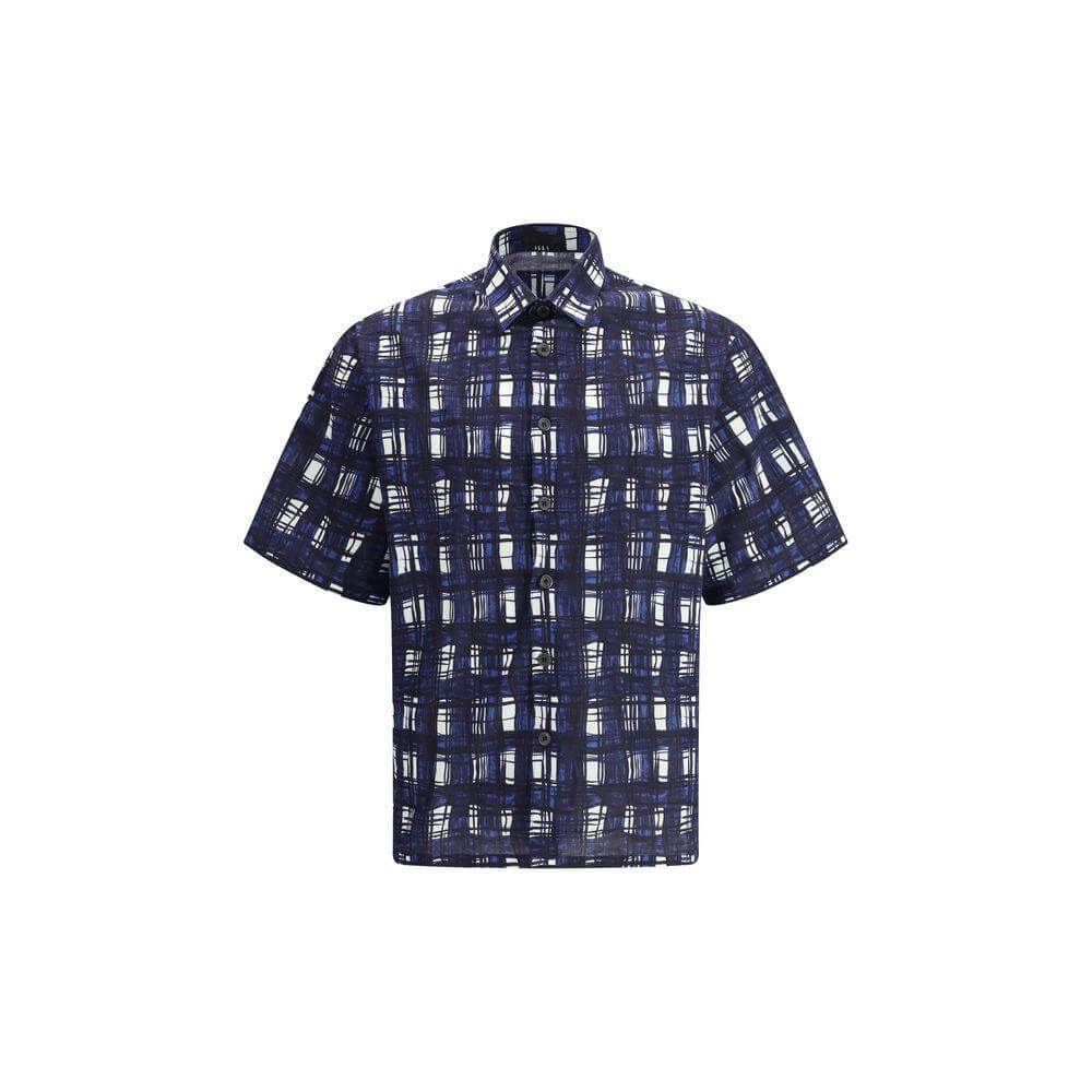 Prada Madras check pattern Shirt PR-UCS440SOOO16TJF0021-XL