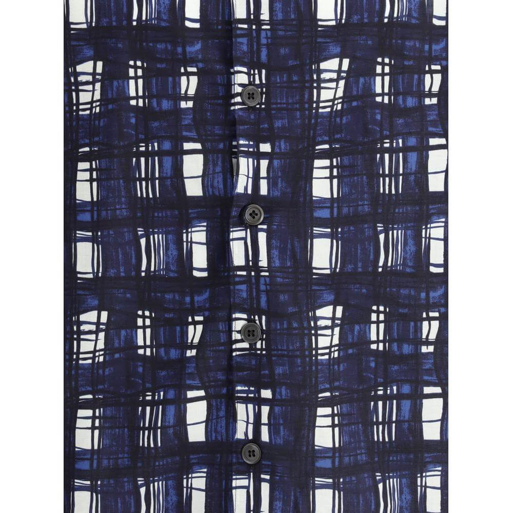 Prada Madras check pattern Shirt PR-UCS440SOOO16TJF0021-XL