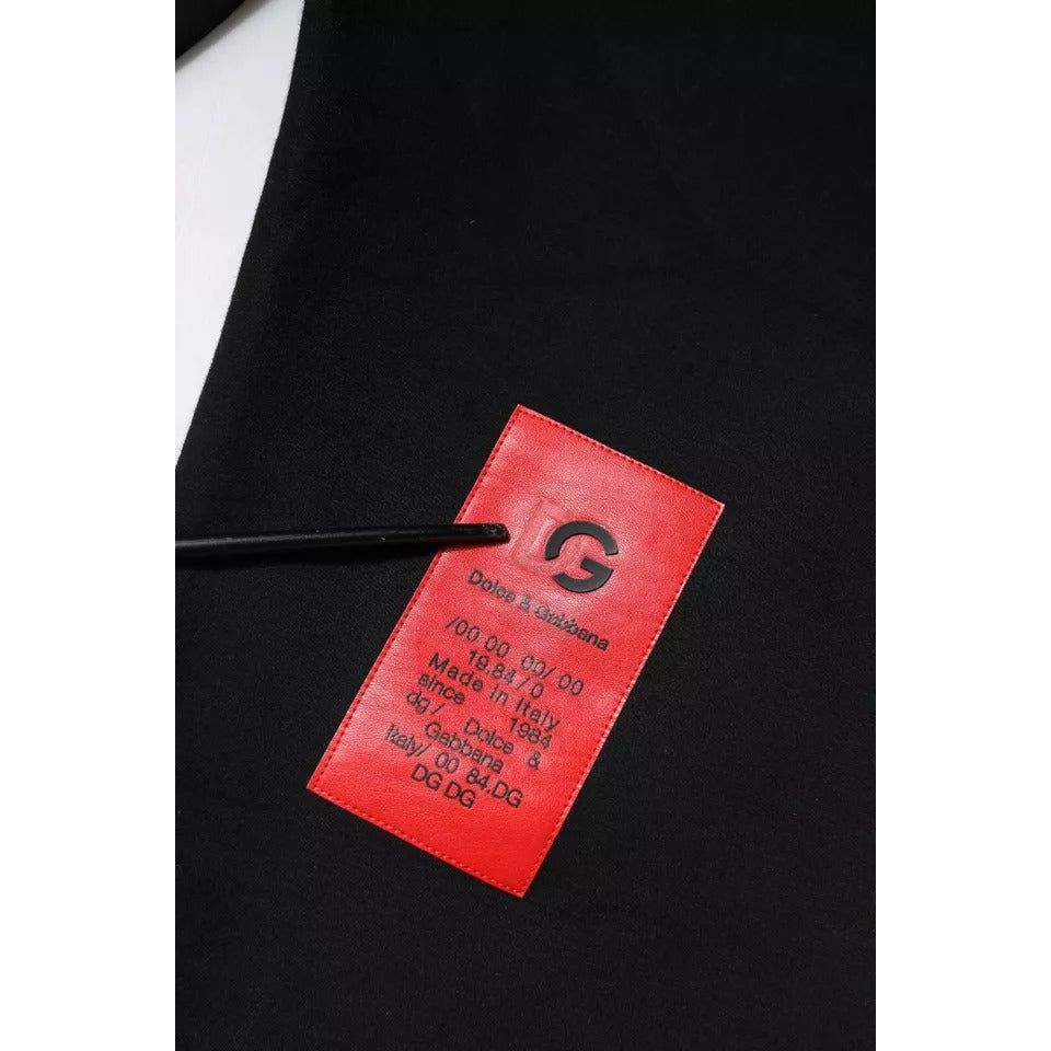 Dolce & Gabbana Black Logo Patch CottonJogger Sweatpants Pants PAN76034-48