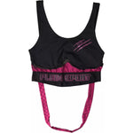 Plein Sport Black Fuchsia Logo Athlete Hannah Bra Underwear BIK1744-44
