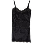 Dolce & Gabbana Black Lace Silk Sleepwear Camisole Top Underwear BIK1717-3