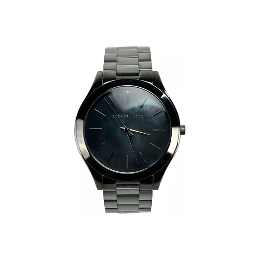 Michael Kors Slim Runway Gun Metal Stainless Steel Watch MK3413 MK3413