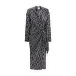 Crida Milano Como Dress in crêpe de chine CR-COMOBLACK-0/XS
