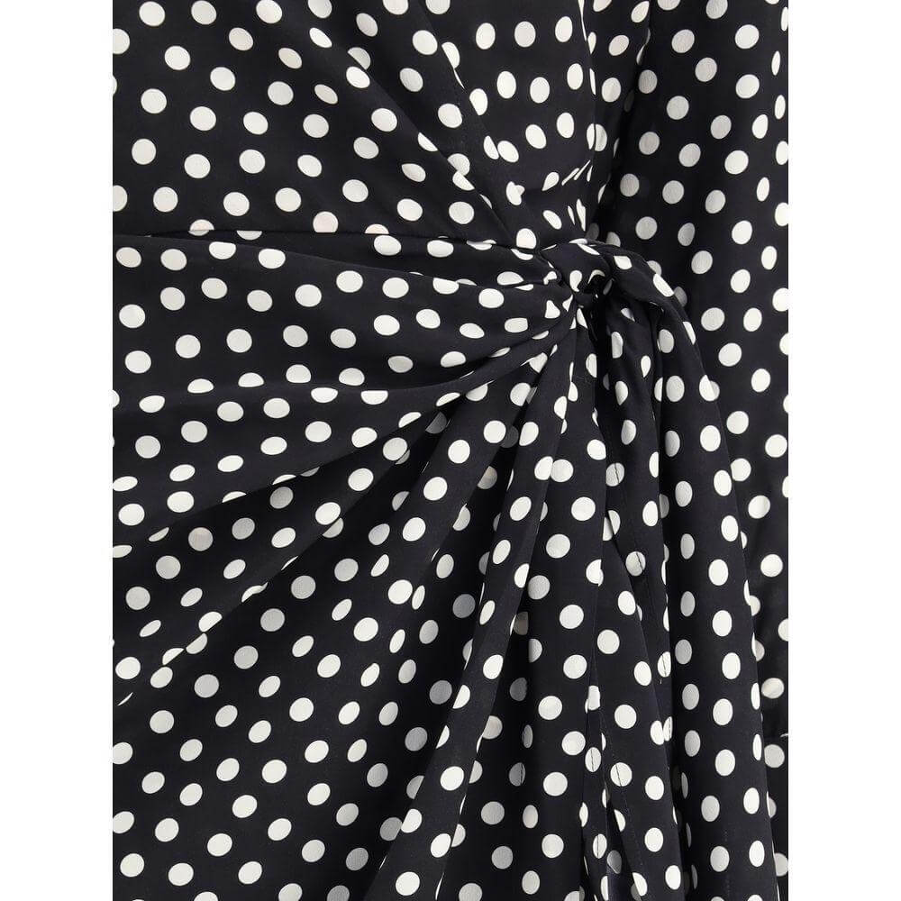 Crida Milano Como Dress in crêpe de chine CR-COMOBLACK-0/XS