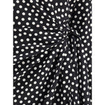 Crida Milano Como Dress in crêpe de chine CR-COMOBLACK-0/XS
