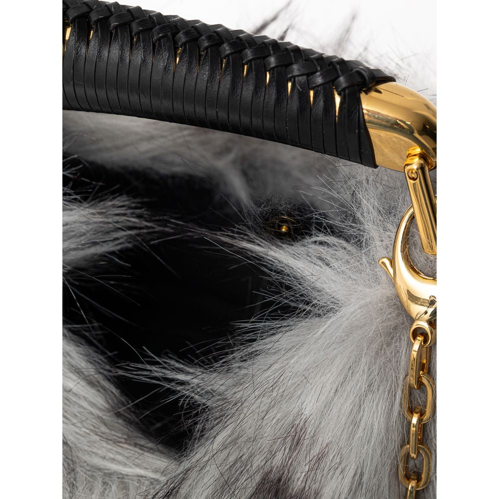 Tom Ford Gray Leather Handbag TOFO-8909662