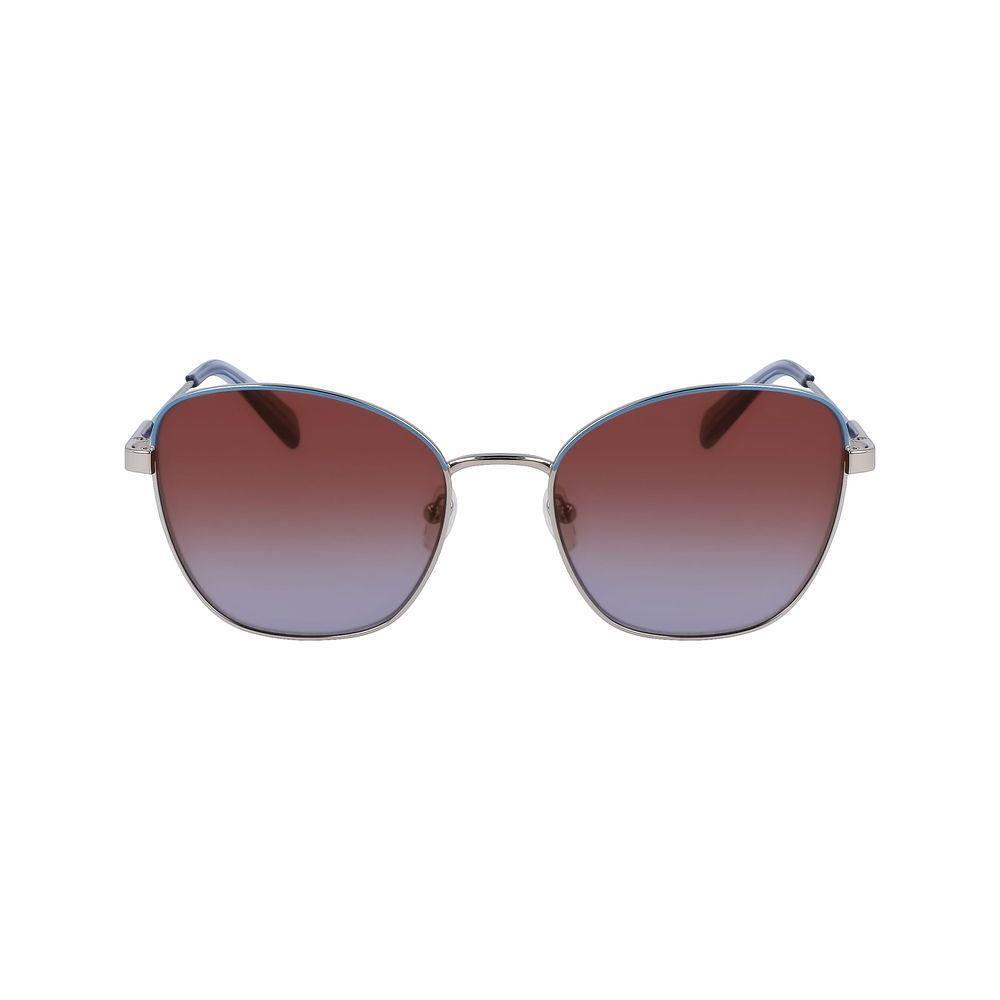 Longchamp Gray Metal Sunglasses LOLO164S043AC
