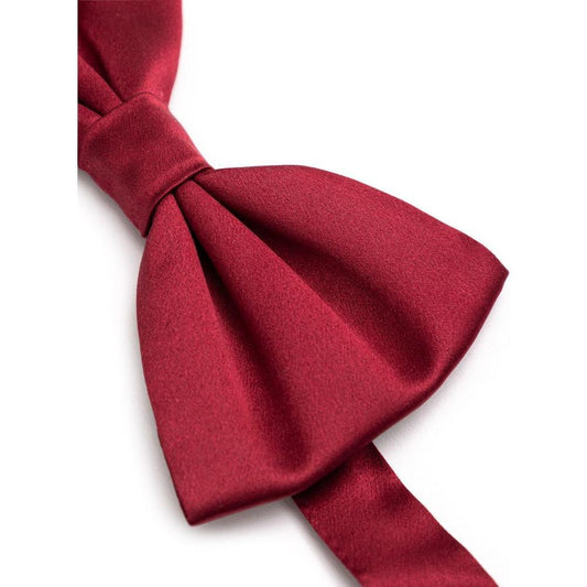 Dolce & Gabbana Red Silk Bowty