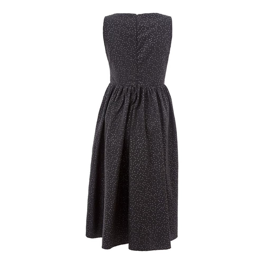 Lardini Elegant Black Polyethylene Dress LA-1151676-IT40|S