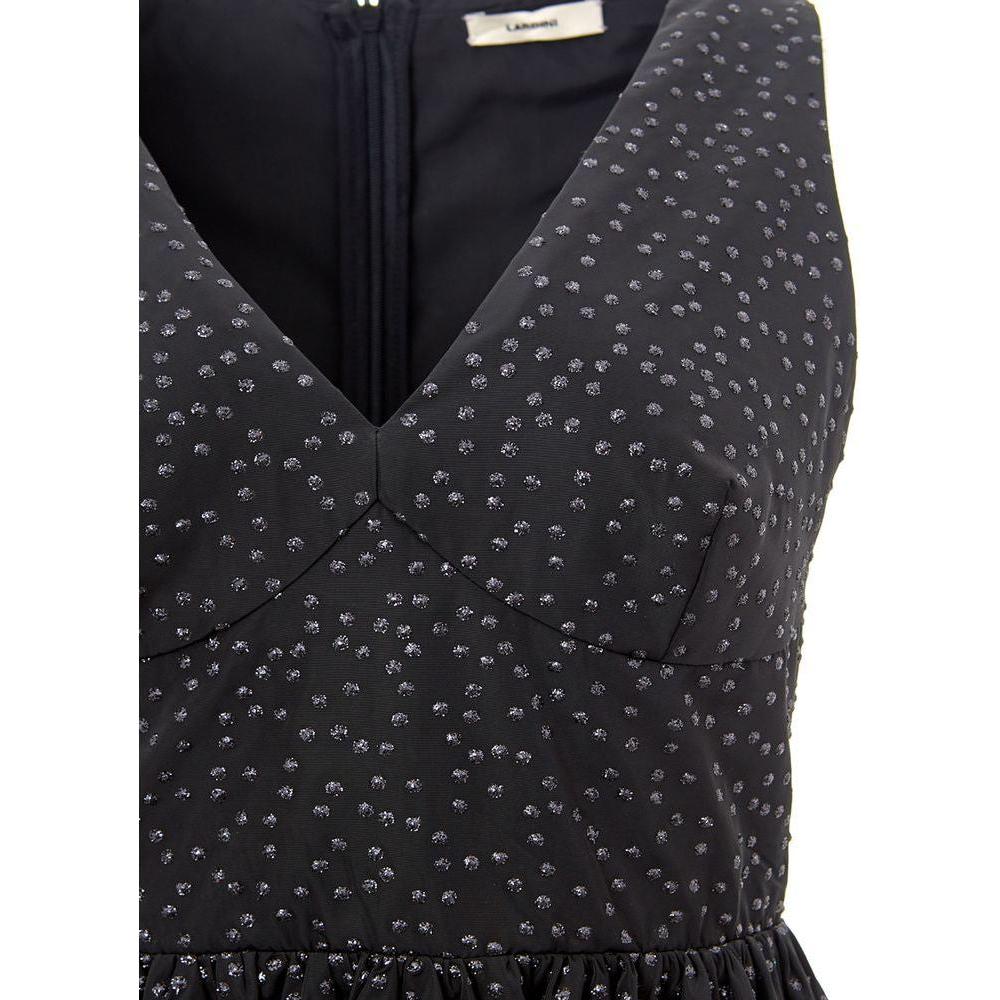 Lardini Elegant Black Polyethylene Dress LA-1151676-IT40|S