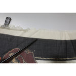 Dolce & Gabbana Multicolor Printed Cashmere Foulard Scarf MS7158