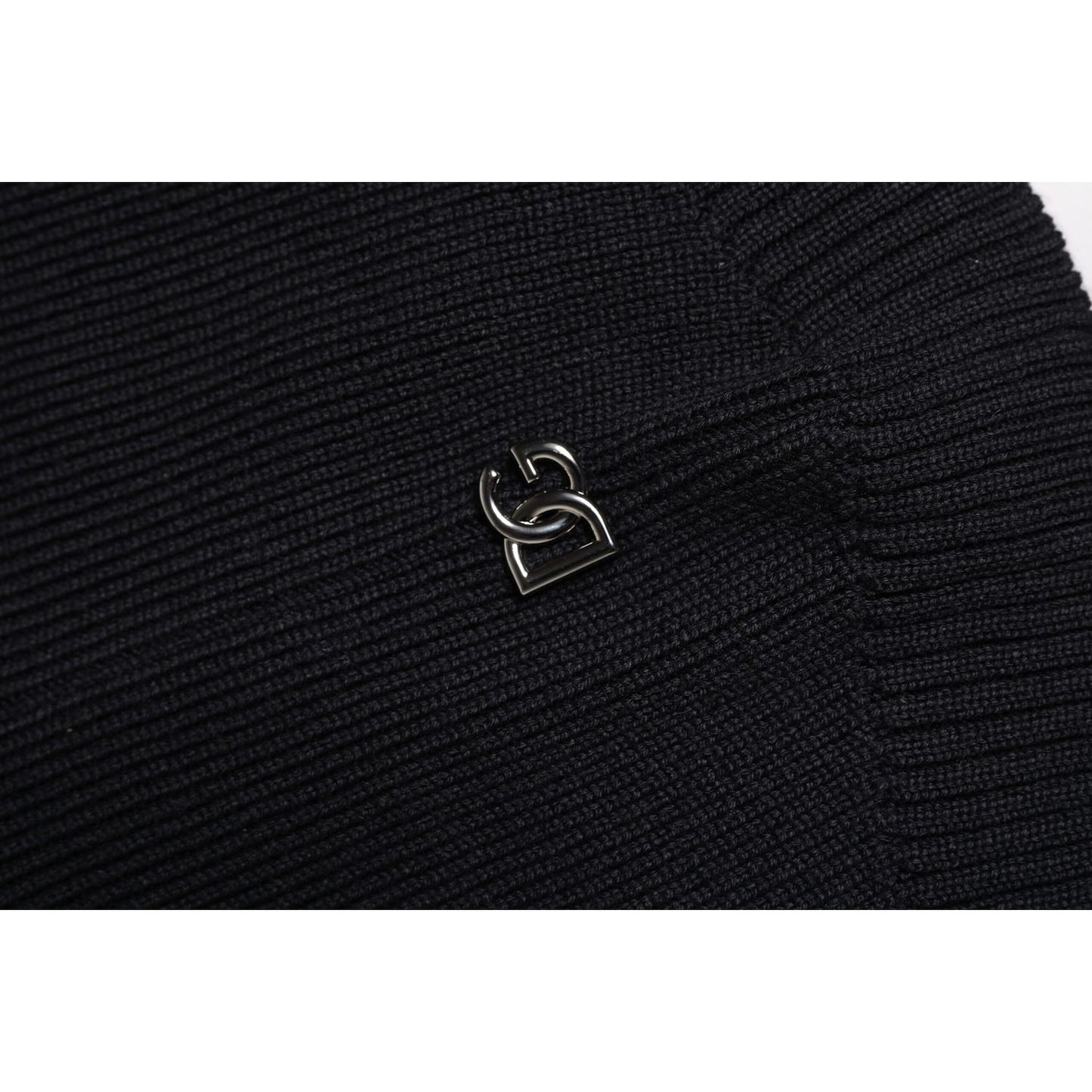 Dolce & Gabbana Black Wool Whole Head Wrap Balaclava Hat HAT9729