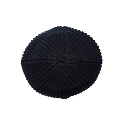Dolce & Gabbana Black Cashmere Knitted Winter Beanie Hat