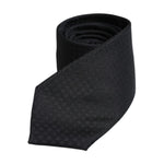 Dolce & Gabbana Black Circles Silk Adjustable Necktie Tie KRA3456
