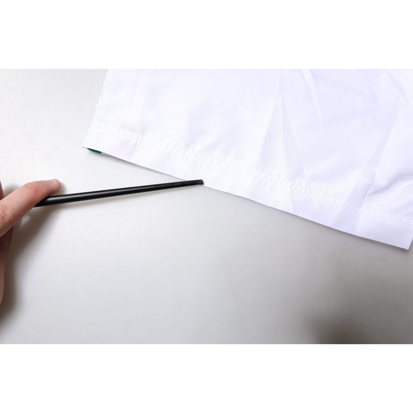 Dolce & Gabbana White Stripes Beachwear Shorts 2 Pc Swimwear