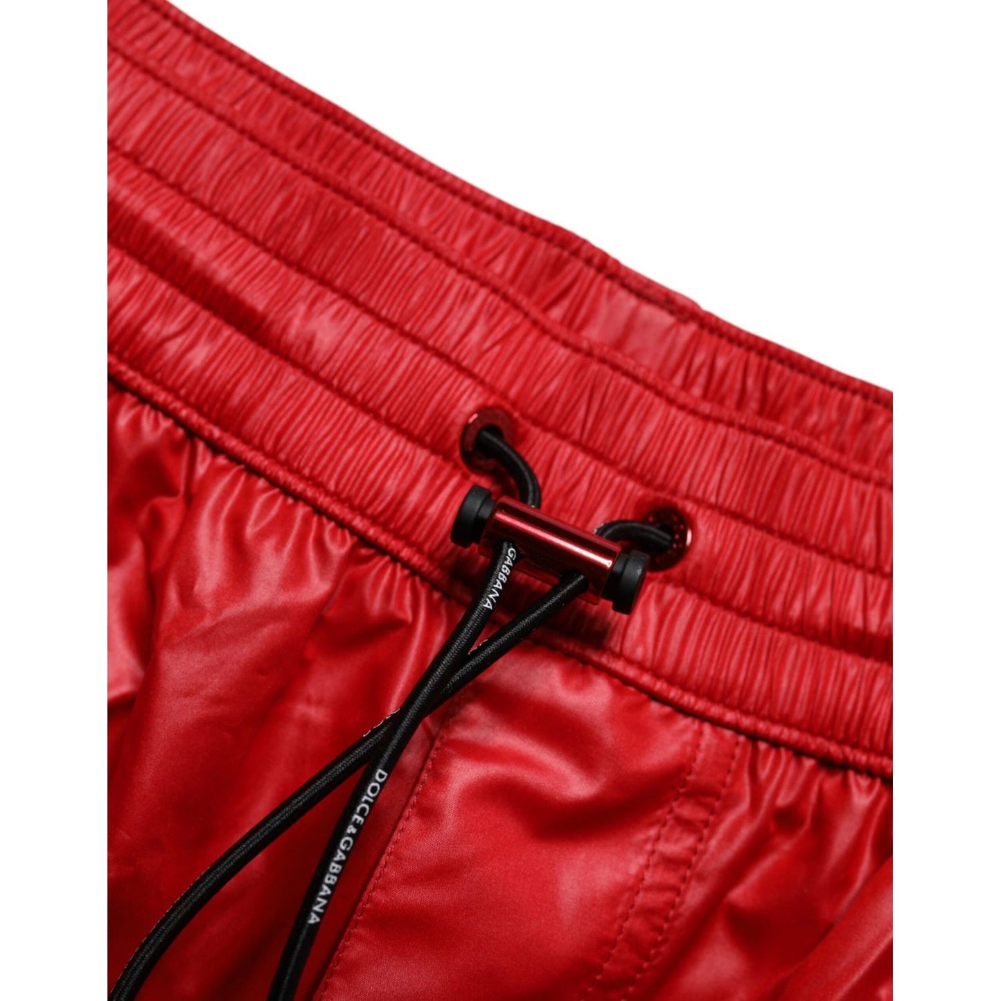 Dolce & Gabbana Red Polyester Beachwear Shorts 2Pc Swimwear