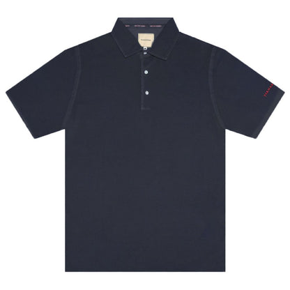 Tramarossa Blue Cotton Polo Shirt