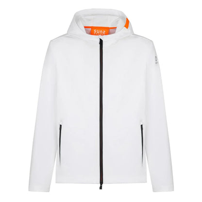 Suns White Polyester Men's Jacket