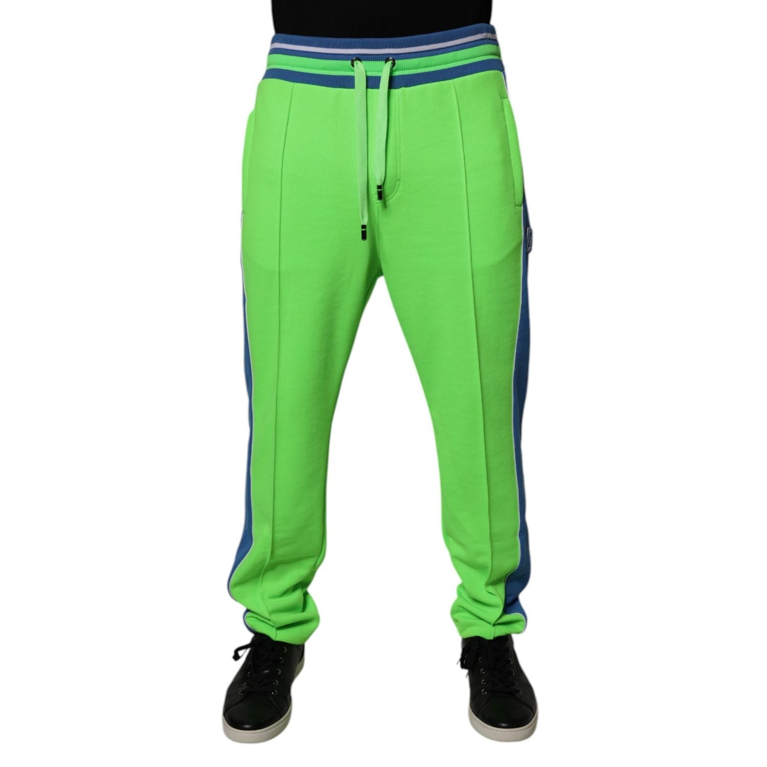 Dolce & Gabbana Green Blue Jogger Sweatpants Pants