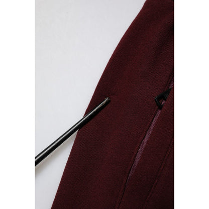 Dolce & Gabbana Bordeaux Cotton Jogger Men Sweatpants Pants