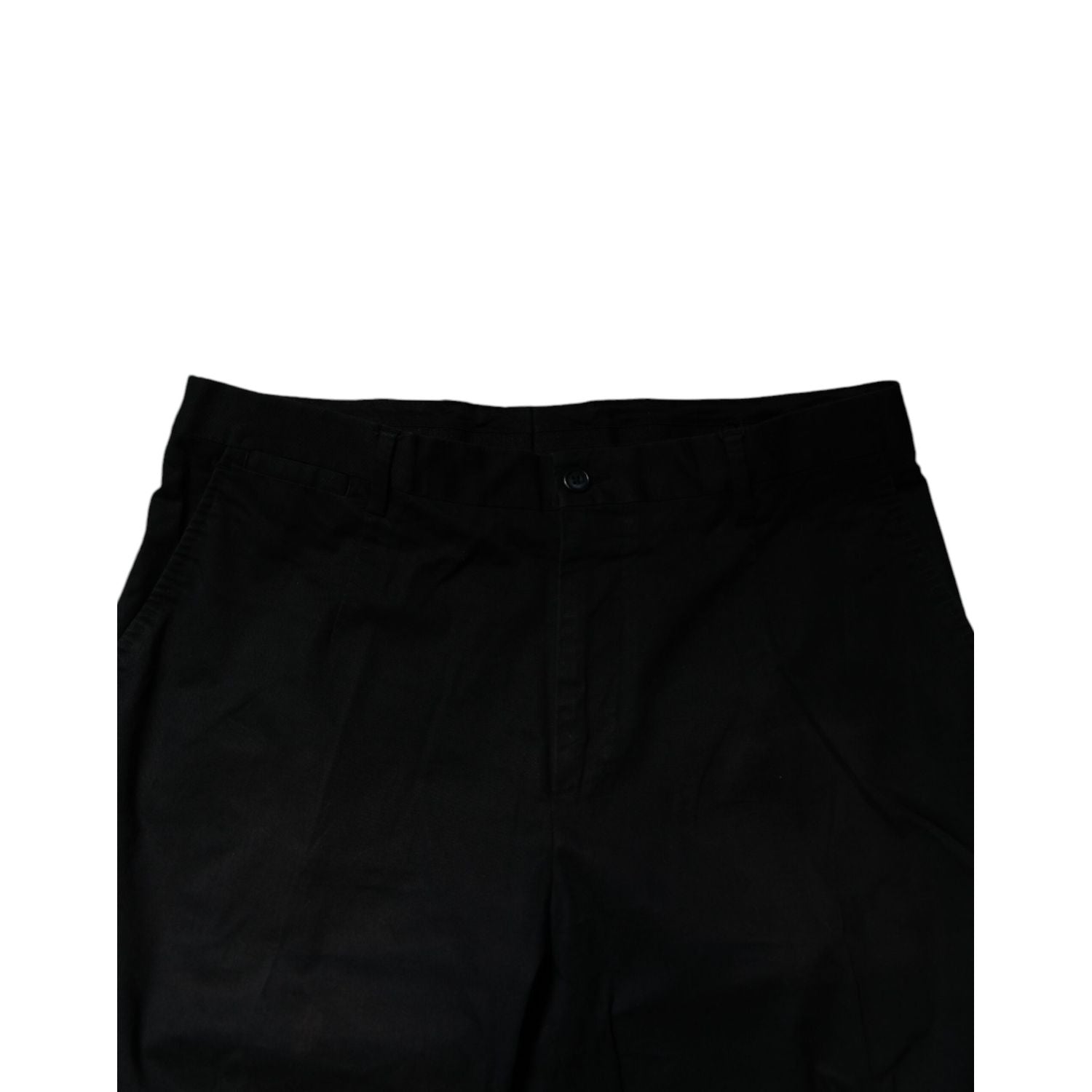 Dolce & Gabbana Black Cotton Stretch Skinny Dress Formal Pants