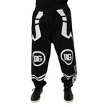 Dolce & Gabbana Black Logo Cotton Jogger Sweatpants Pants