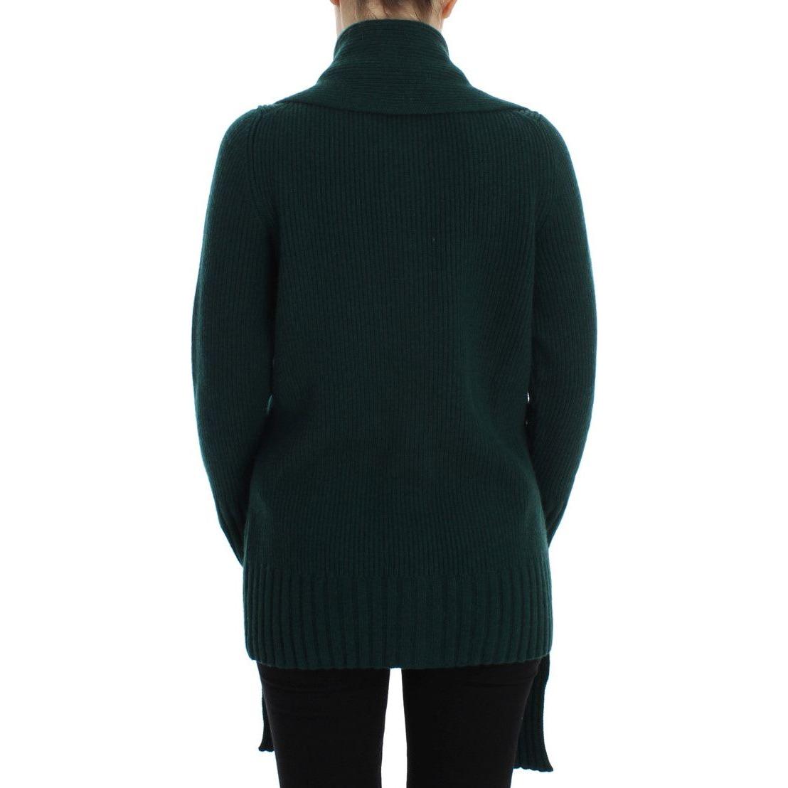 Dolce & Gabbana Green Knitted Cashmere Cardigan