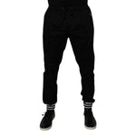Dolce & Gabbana Black Cotton Stretch Jogger Sweatpants Pants PAN75033-50