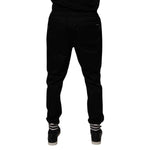 Dolce & Gabbana Black Cotton Stretch Jogger Sweatpants Pants PAN75033-50