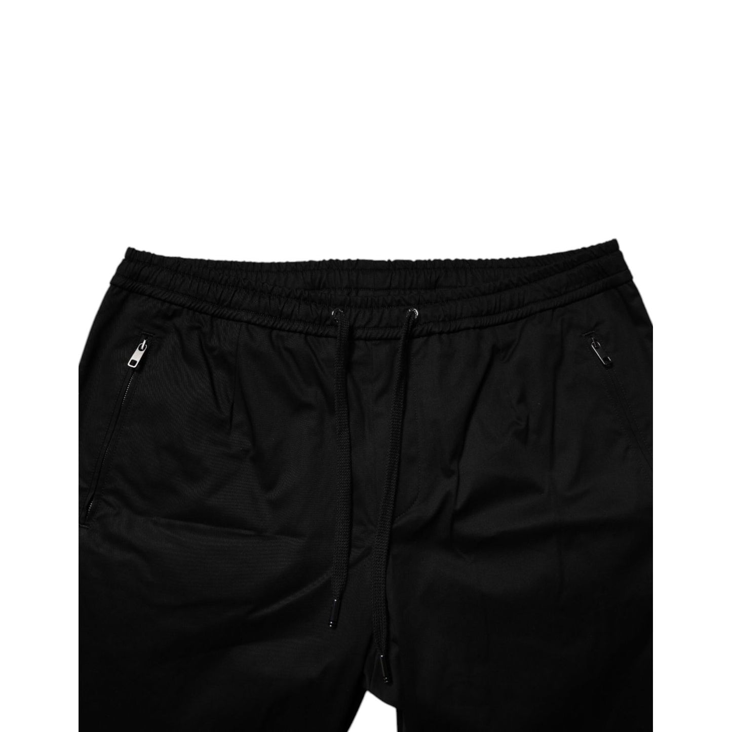 Dolce & Gabbana Black Cotton Stretch Jogger Sweatpants Pants PAN75033-50