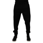 Dolce & Gabbana Black Cotton Blend Jogger Sweatpants Pants PAN75190-52