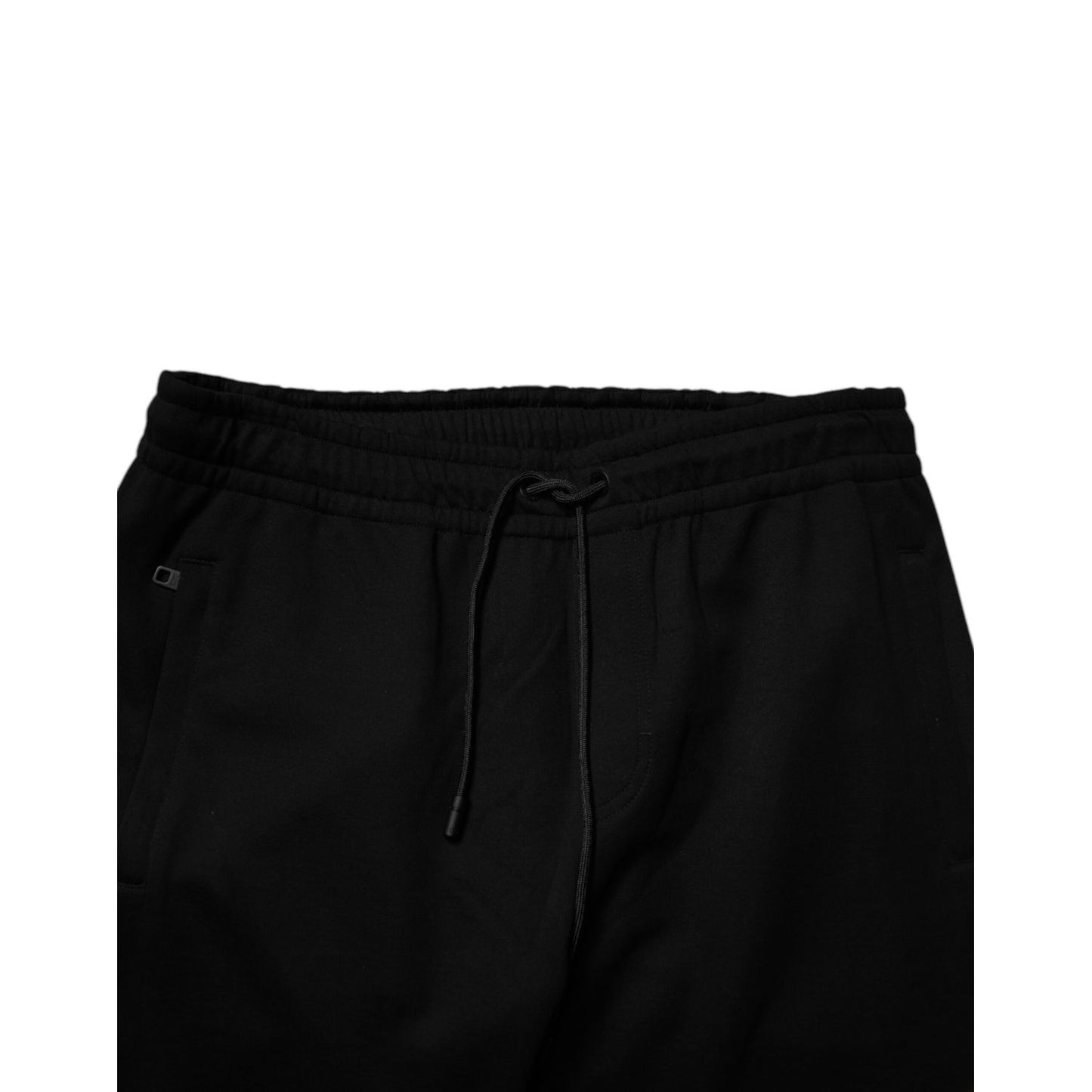 Dolce & Gabbana Black Cotton Blend Jogger Sweatpants Pants